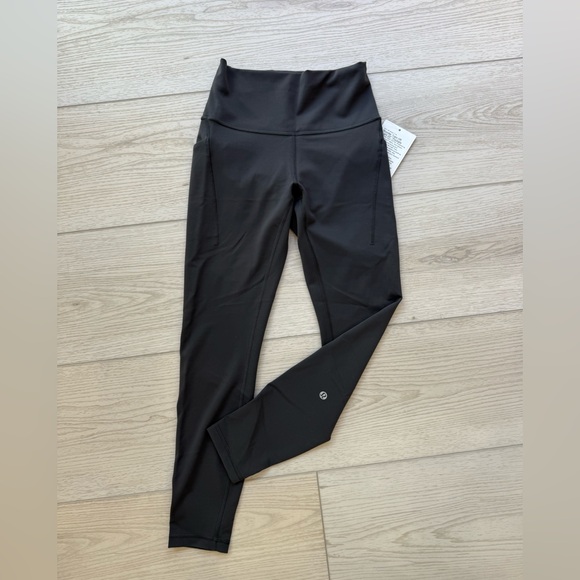 Brand new with tag lululemon wunder train HR Tight 25 pocket graphite grey size6 - Picture 1 of 3